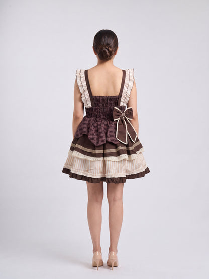 Tbfo Lady Charlotte Brown Dress