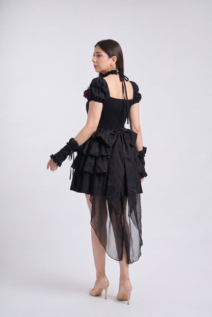 Tbfo  Lady Whistledown Midnight Black Dress