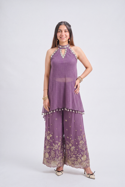 Tbfo Lilac Luxe Palazzo Set