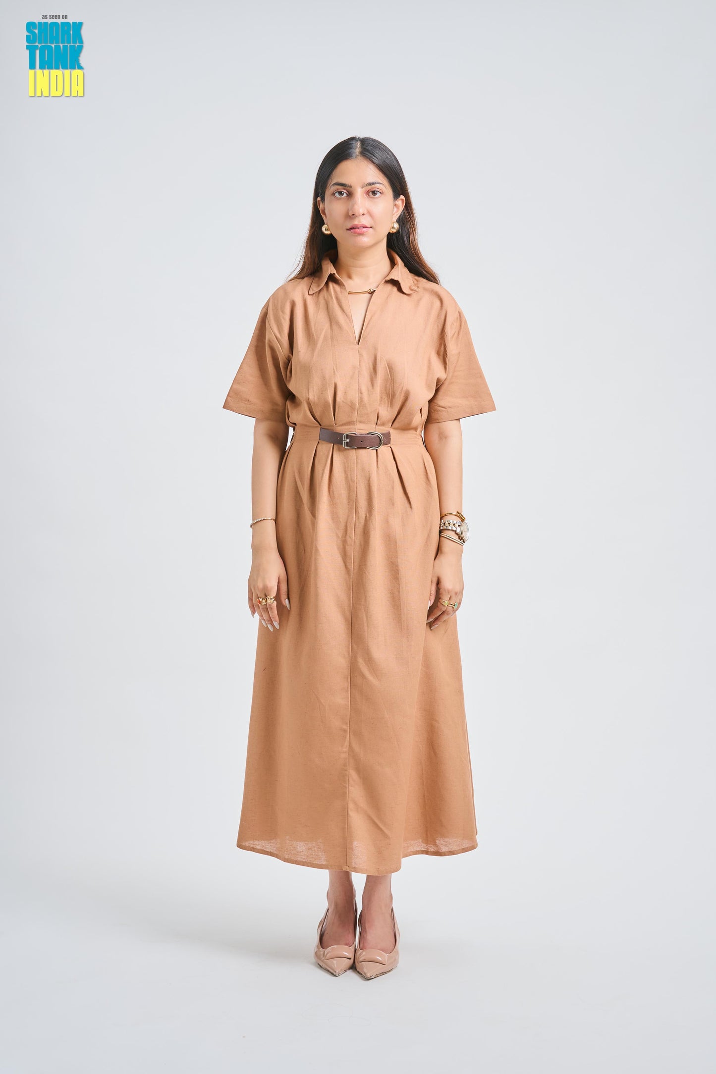 Tbfo Mini Belt Dress