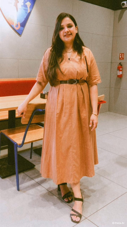 Tbfo Mini Belt Dress