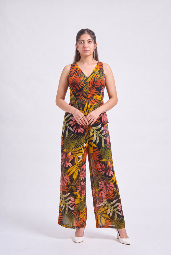Tbfo Palm Paradise Jumpsuit