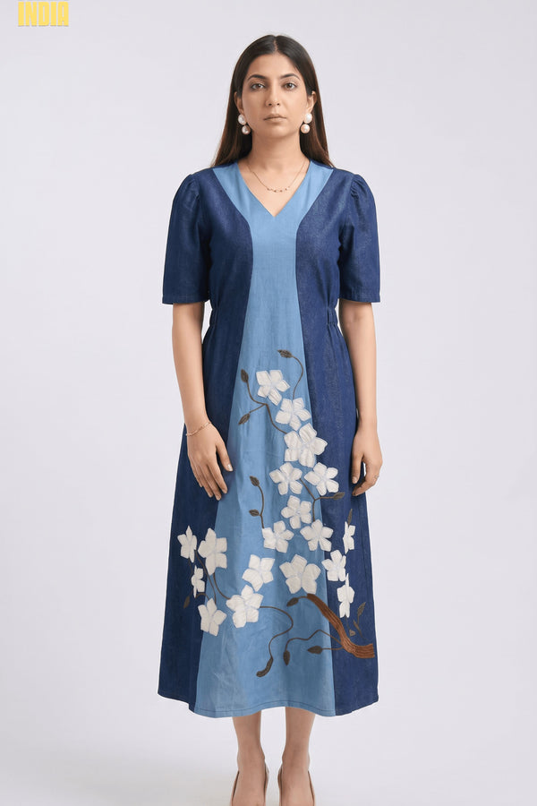 Tbfo Riviera Blue Dress