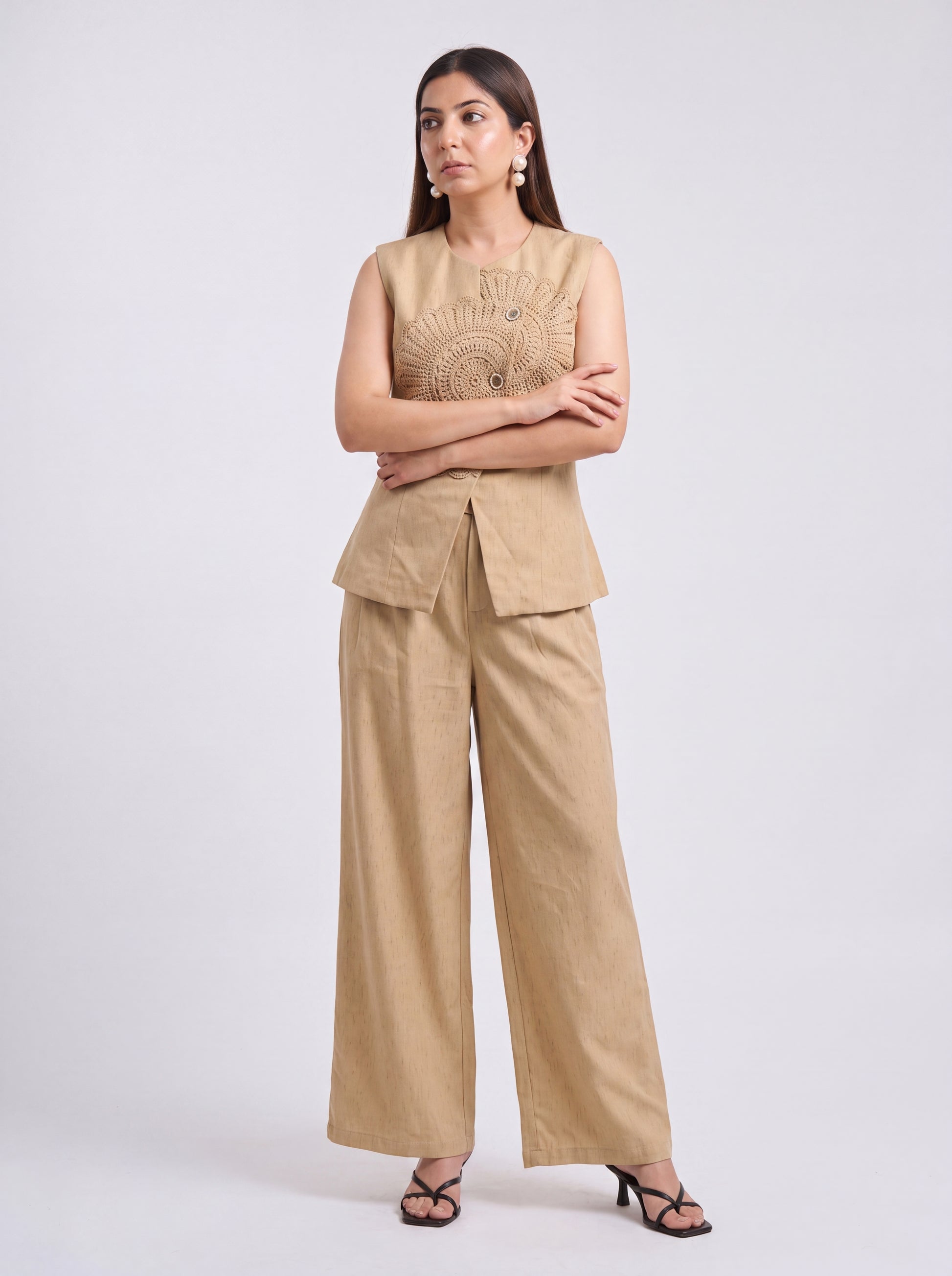 Tbfo Royal Beige Coord Set