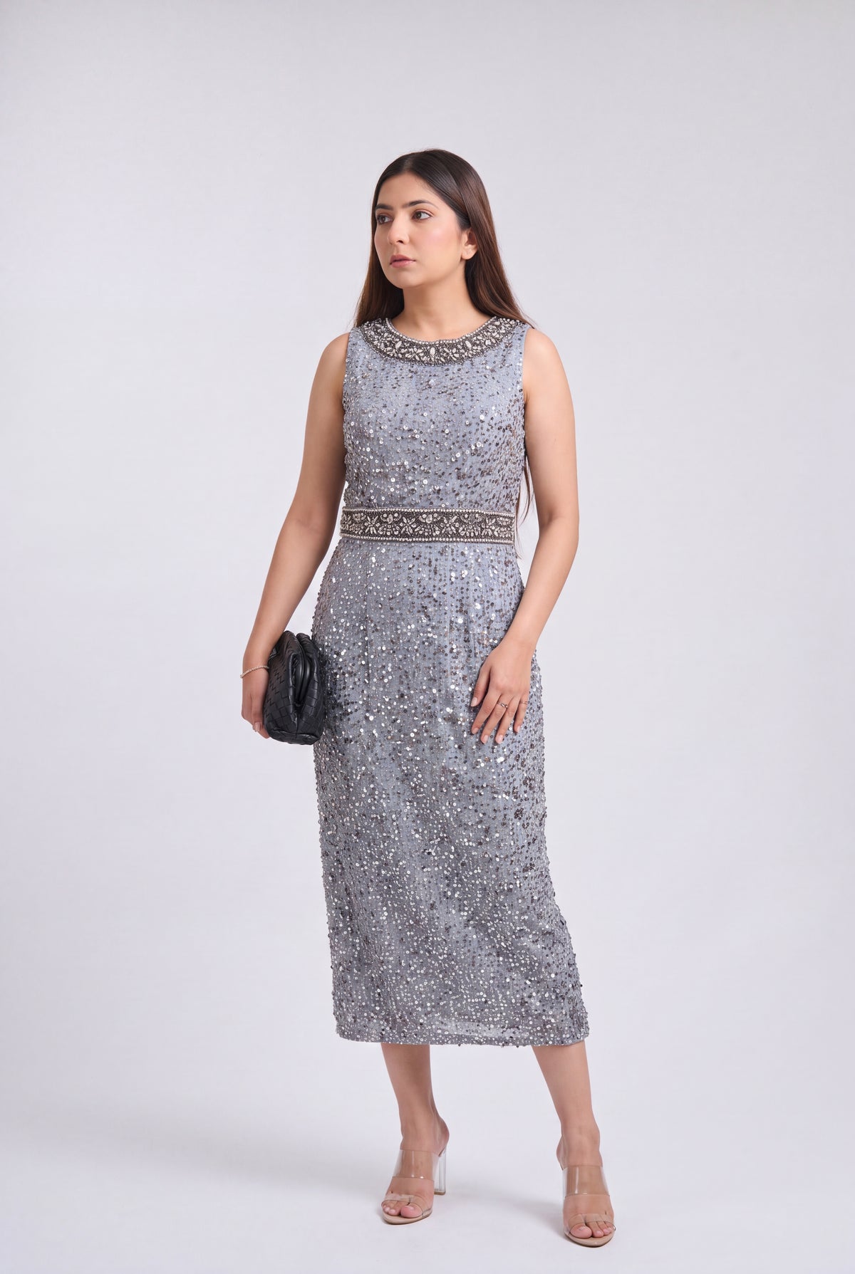 Tbfo Silver Sitaara Dress